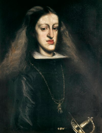 Ritratto di CARLO II di Spagna (1661-1700) da Don Juan Carreno de Miranda