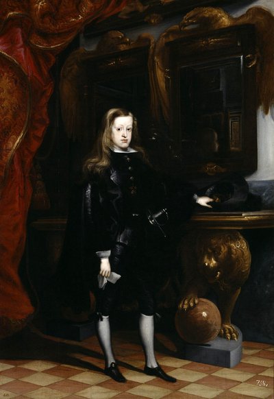 Ritratto di Carlo II da Don Juan Carreno de Miranda