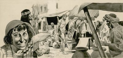 Isaiah che cammina nudo da Don Lawrence