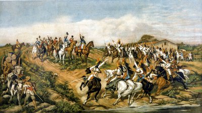 Indipendenza o morte!. Dipinto di Pedro Americo, Museo di Ypiranga (San Paolo). Rappresentazione allegorica dell