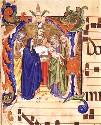 Ms 572 f.88r Iniziale Istoriata 