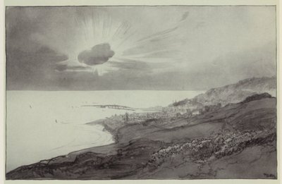 Lyme Regis dalle Colline di Charmouth da Donald (after) Maxwell