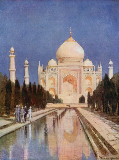 Il Principe al Taj Mahal da Donald (after) Maxwell