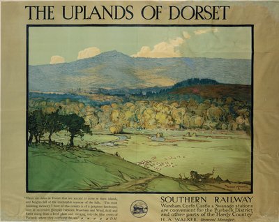 Le Alture del Dorset, c.1924 da Donald (after) Maxwell