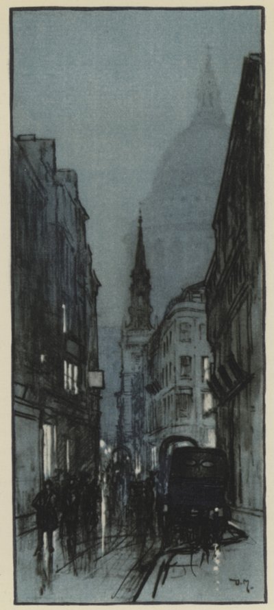 Cattedrale di San Paolo, da Watling Street da Donald Maxwell