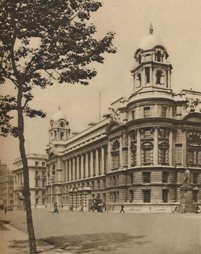 Il cervello della difesa: Ufficio della guerra britannico a Whitehall, c1935 da Donald McLeish