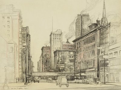 Chicago, North Dearborn Street da Donald Shaw MacLaughlan