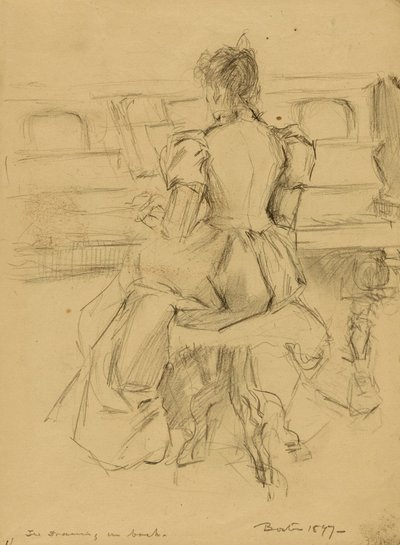 Ella al pianoforte da Donald Shaw MacLaughlan