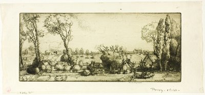 Paesaggio, Poigny da Donald Shaw MacLaughlan