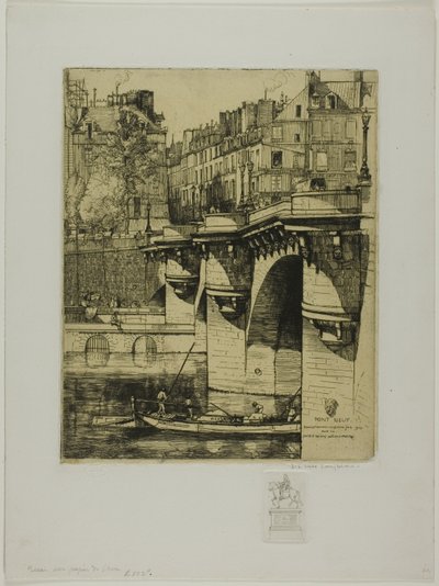 Le Pont Neuf, Parigi da Donald Shaw MacLaughlan