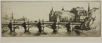 Le Pont Neuf, Parigi da Donald Shaw MacLaughlan