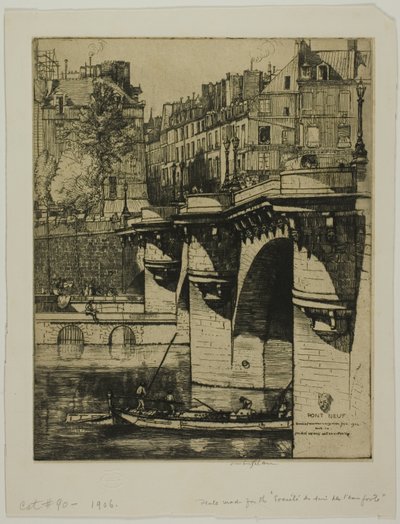 Le Pont Neuf, Parigi da Donald Shaw MacLaughlan