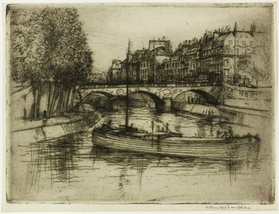 Il Ponte St. Michel, Parigi da Donald Shaw MacLaughlan