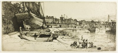 Il porto di Boulogne-sur-Mer da Donald Shaw MacLaughlan