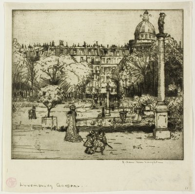 Giardini del Lussemburgo, Parigi da Donald Shaw MacLaughlan