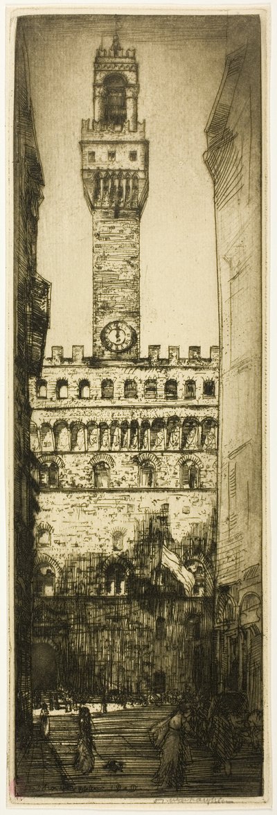 Palazzo Vecchio, Florence da Donald Shaw MacLaughlan