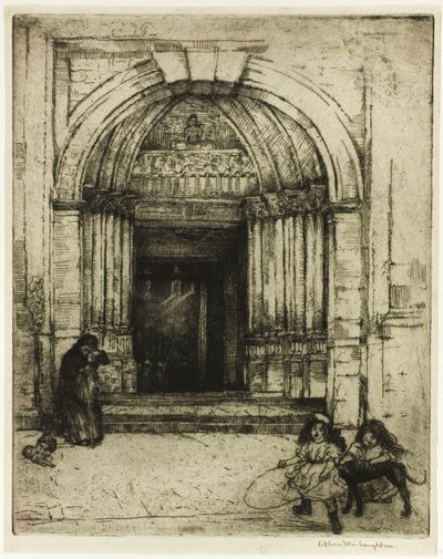 Portale di St. Germain-des-Prés da Donald Shaw MacLaughlan
