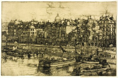 Quai des Grands Augustine, Parigi da Donald Shaw MacLaughlan