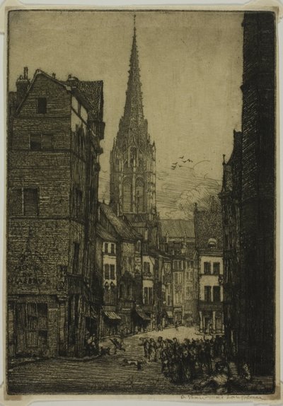 Rue du Chasseur, Rouen da Donald Shaw MacLaughlan