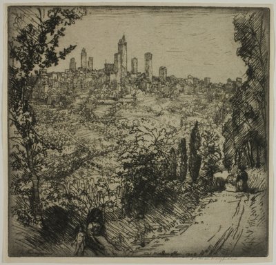 San Gimignano da Donald Shaw MacLaughlan