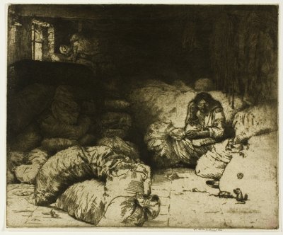 Il venditore di stracci addormentato da Donald Shaw MacLaughlan