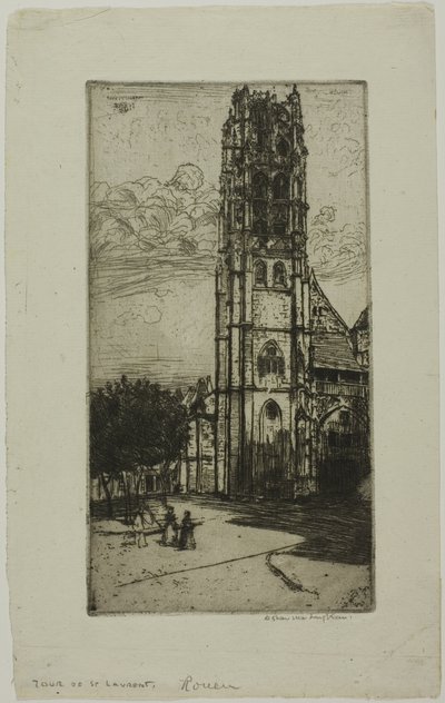 Tour St. Laurent, Rouen da Donald Shaw MacLaughlan