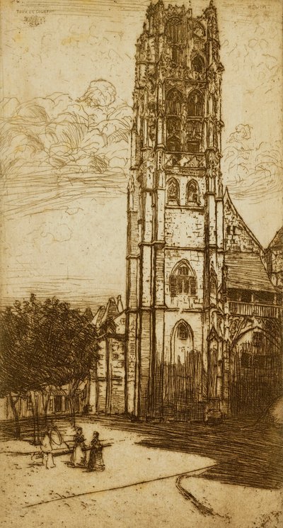 Torre St. Laurent, Rouen da Donald Shaw MacLaughlan