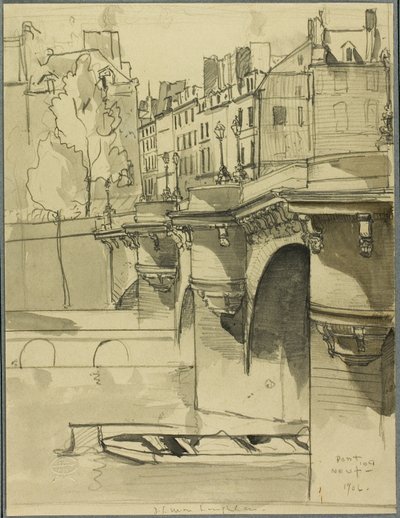 Veduta del Pont Neuf da Donald Shaw MacLaughlan