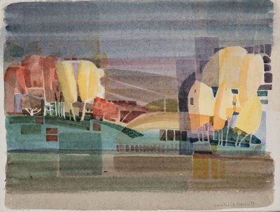 Paesaggio astratto da Donatella Merlo