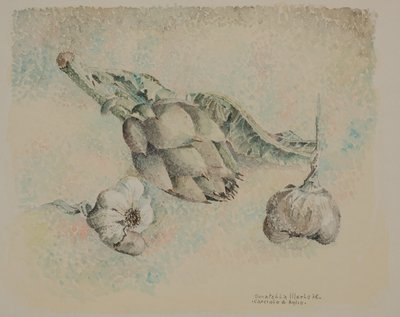 Carciofi e aglio da Donatella Merlo