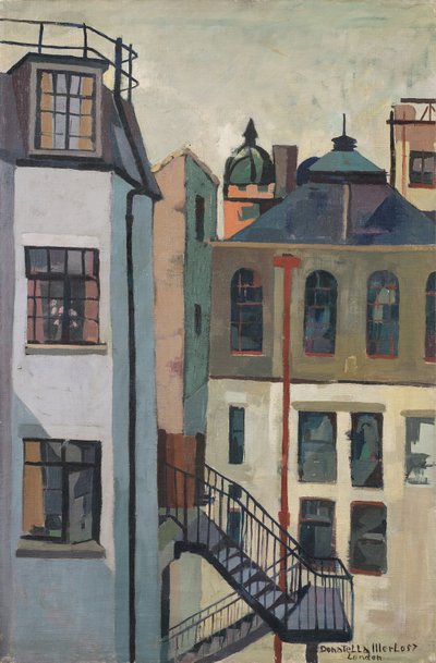 Cortile a Londra da Donatella Merlo