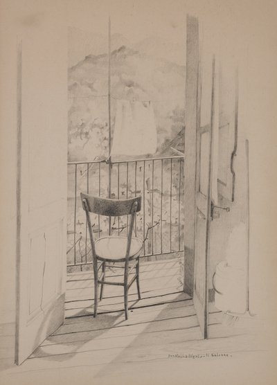 Il balcone, c.1975 da Donatella Merlo