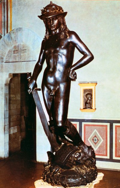Statua in bronzo di David, c1430-1440 da Donatello