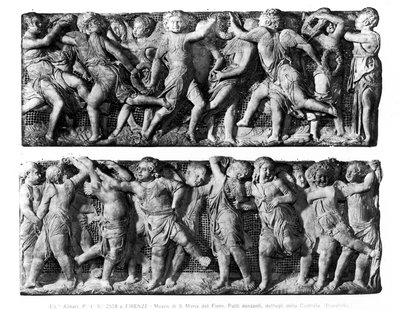 Pannello di Putti danzanti, dalla Cantoria del Duomo (marmo) da Donatello