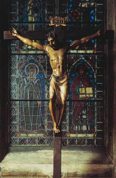 Italia, Firenze, Chiesa di Santa Croce, Crocifisso da Donatello