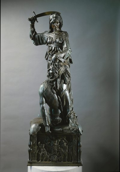 Giuditta e Oloferne. Scultura in bronzo da Donatello