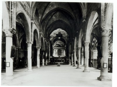 Interno della chiesa da Donato Bramante