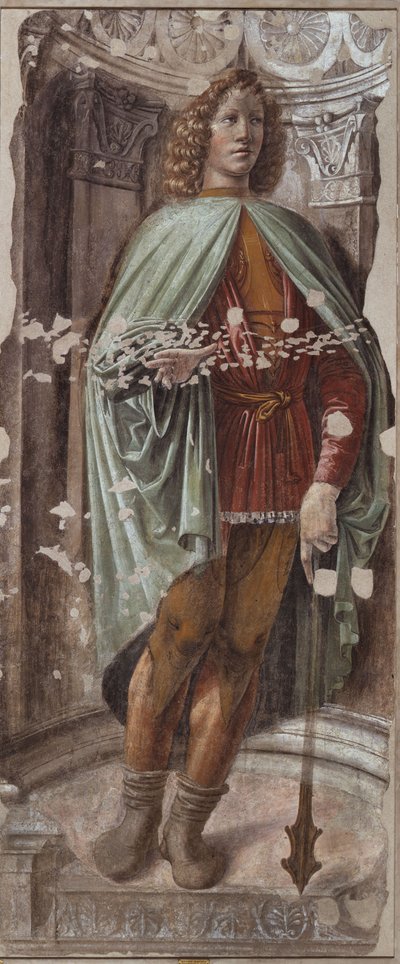 Uomo con una mazza, ca 1487-1488 da Donato Bramante