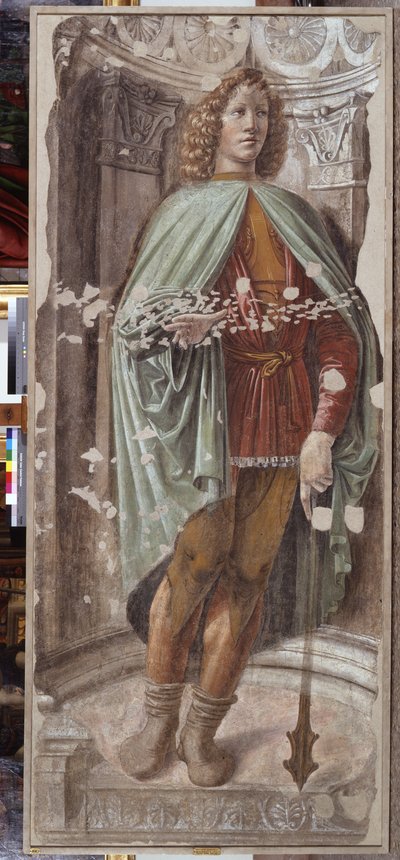 Uomo con una mazza, c.1486 (dettaglio) da Donato Bramante