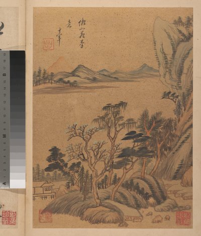 Landschaften und Gedichte da Dong Qichang
