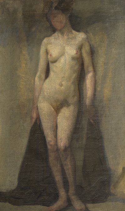Nudo femminile in piedi (recto), c.1910 da Dora (attr. to) Carrington