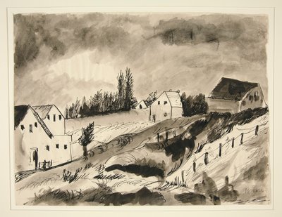 Paesaggio con case da Dora Bromberger