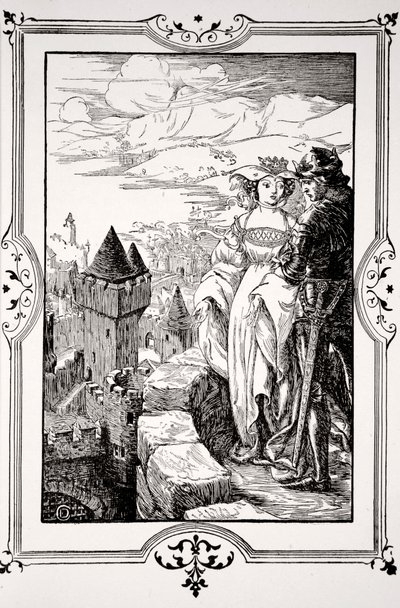 Annoure portò il re sui bastioni da Dora Curtis