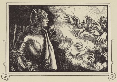 Come Sir Launcelot vide il Santo Graal da Dora Curtis