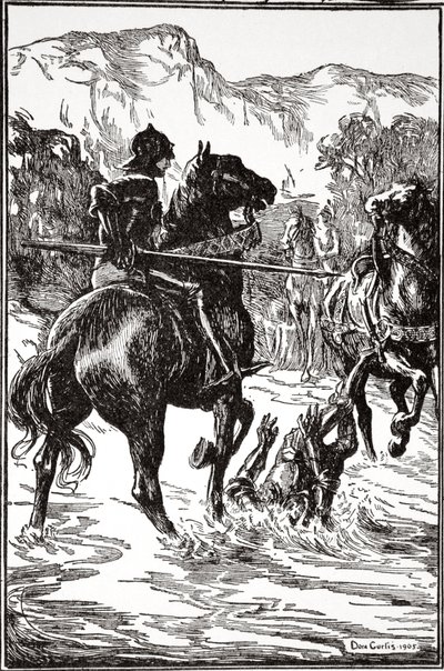 Gli diede un tale colpo, 1905 da Dora Curtis