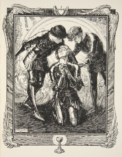Poi andarono da Sir Galahad, illustrazione da 
