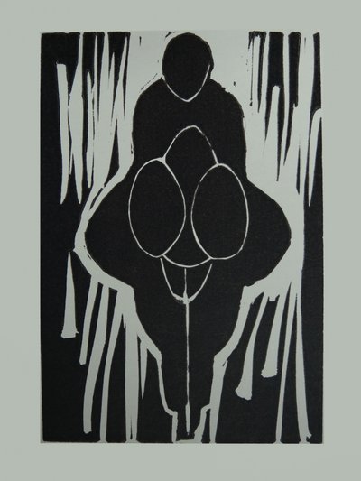 Figura astratta in grassetto da Doris Schmitz