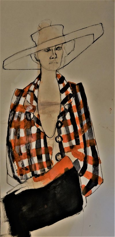 Look chic con giacca a quadri da Doris Schmitz