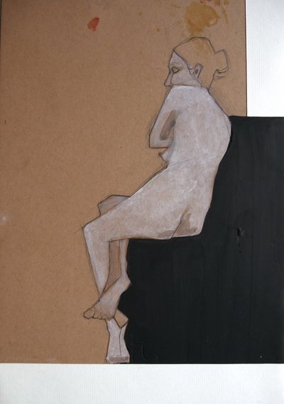 Nudo contemplativo seduto da Doris Schmitz