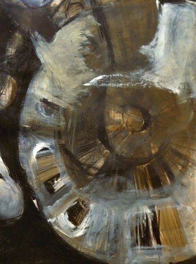 Spirale terrosa - Astratto da Doris Schmitz